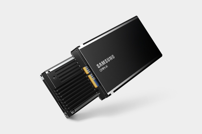 Samsung's CXL Memory Module - Hybrid (CMM-H) showcased at Memcon 2024
