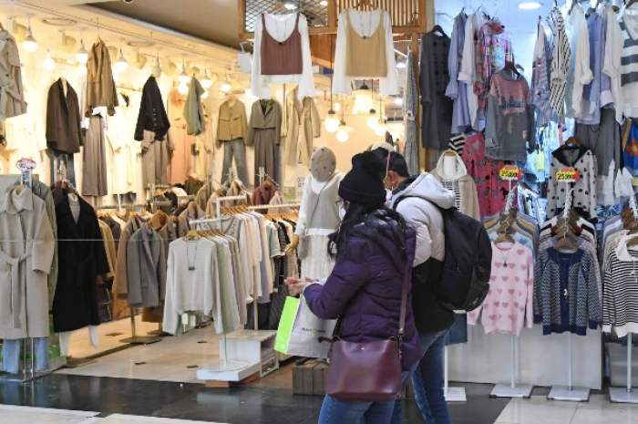 Fashion mall in Dongdaemun, Seoul