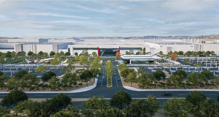 A　bird's-eye　view　of　LG　Energy　Solution's　battery　plant　in　Arizona