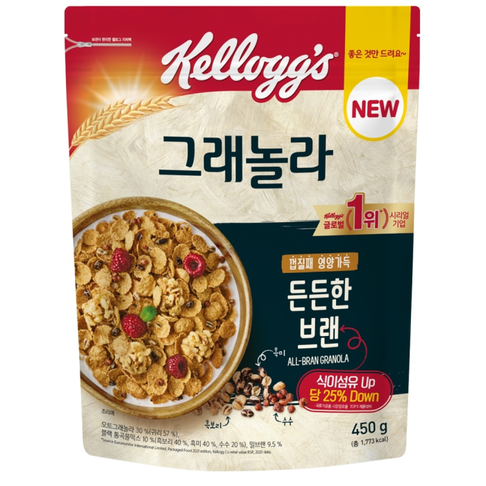 Nongshim　Kellogg's　all-bran　granola　cereal　product