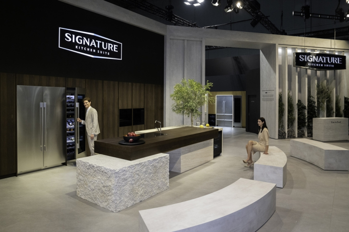LG　Electronics　Signature　Kitchen　Suite　showcased　at　EuroCucina　2024