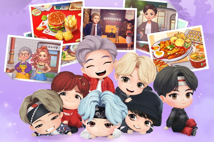 Com2us'　BTS　Cooking　On:　TinyTAN　Restaurant