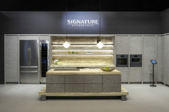 LG's　Signature　Kitchen　Suite　showroom　(Courtesy　of　LG　Electronics) 