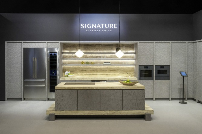 LG's Signature Kitchen Suite showroom (Courtesy of LG Electronics)