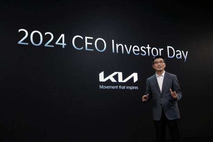 Kia　CEO　Song　Ho-sung　unveils　the　automaker's　business　strategy　at　2024　CEO　Investor　Day　on　April　5,　2024