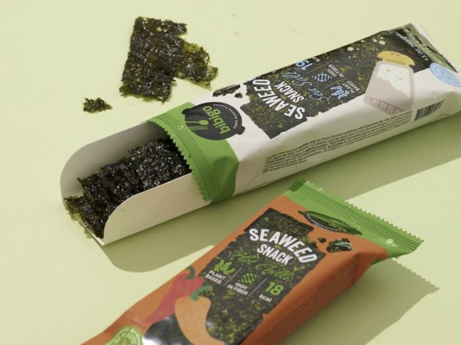 CJ　CheilJedang's　Bibigo　seaweed　(gim)　snack