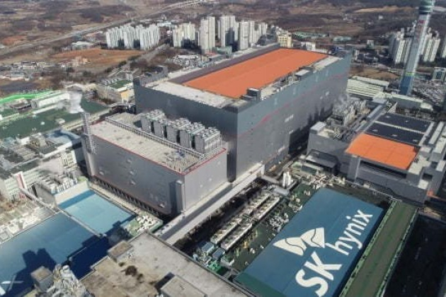 SK Hynix's high-bandwidth memory factory in Icheon, Gyeonggi Province of South Korea (Courtesy of Yonhap News)