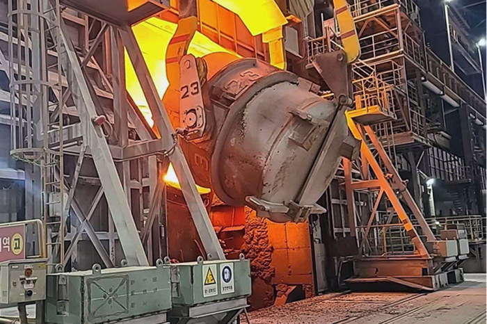 A POSCO stainless steel plant in Pohang