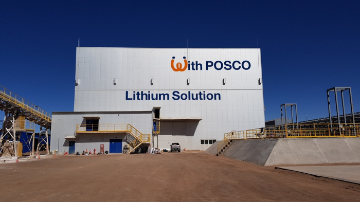 A POSCO lithium production plant in Argentina