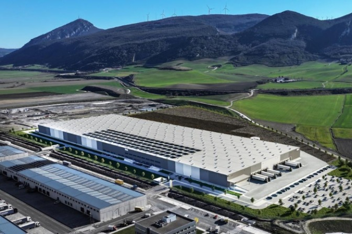 A　rendering　of　Hyundai　Mobis'　EV　battery　plant　to　be　constructed　in　Navarre,　Spain　(Courtesy　of　Hyundai　Mobis)