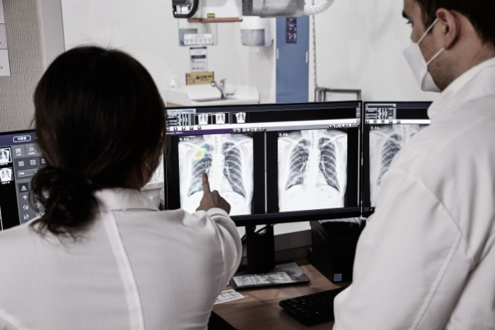 AI-based chest X-ray software developed by Lunit