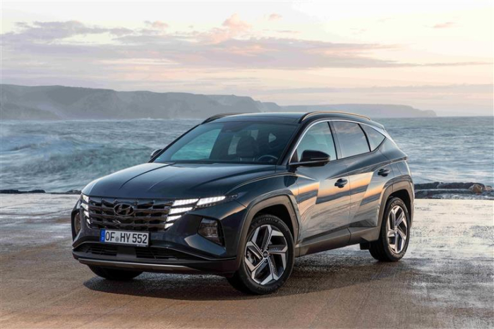 The　Tucson　compact　SUV　was　Hyundai　Motor's　best-selling　model　in　the　US　in　April