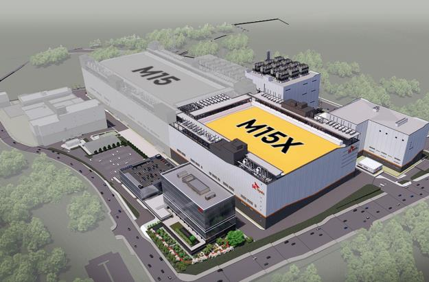 A　rendering　of　SK　Hynix's　M15X　fab　(Courtesy　of　Yonhap)