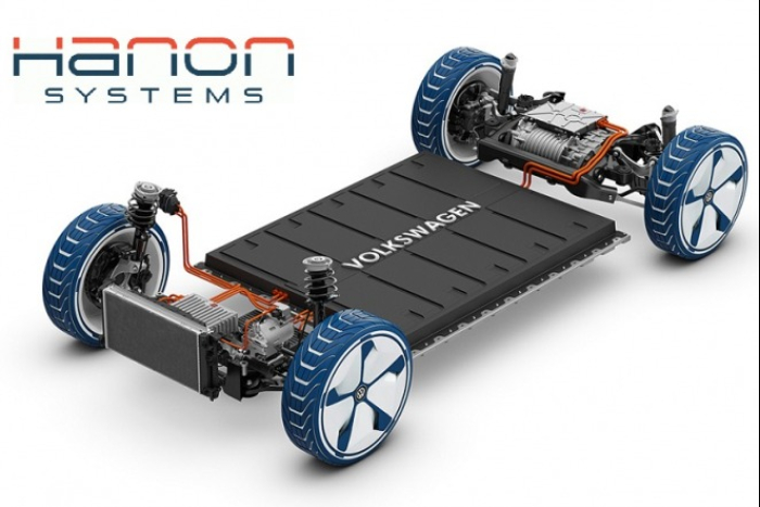 Hanon Systems' modular car platform for electric vehicles supplied to Volkswagen