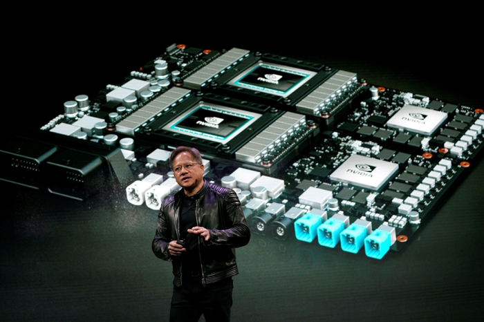 Nvidia　CEO　Jensen　Huang　(File　photo,　courtesy　of　Reuters　via　Yonhap)