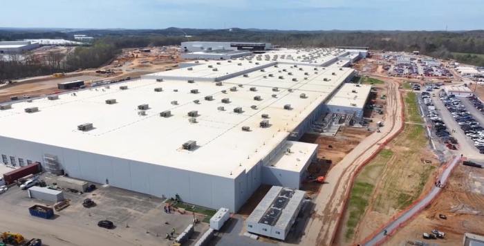 Qcells　production　complex　in　Cartersville,　Georgia　(Courtesy　of　Hanwha　Q　Cells)