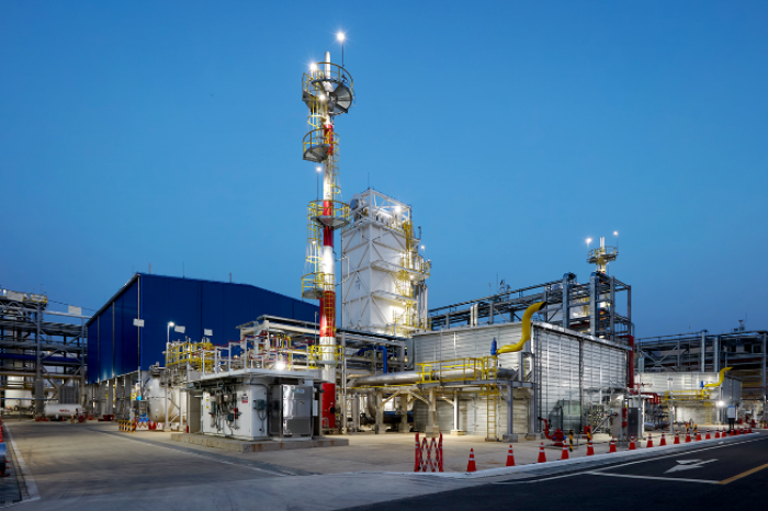SK E&S' hydrogen liquefaction plant in Incheon, South Korea