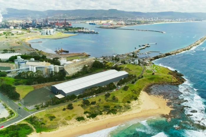Australian green hydrogen technology startup Hysata's electrolyzer plant in Wollongong, New South Wales (Courtesy of Hysata, Shinhan)