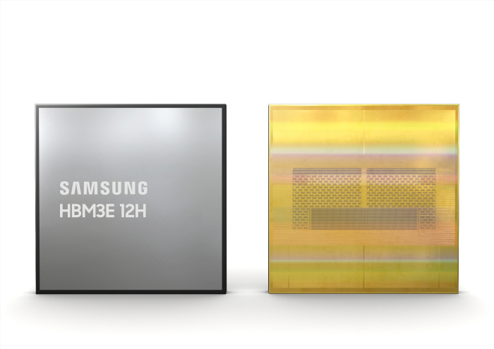 Samsung Electronics develops the industry’s first 12-layer stack of HBM3E DRAM with 36-gigabyte capacity per stack (Courtesy of Samsung Electronics)