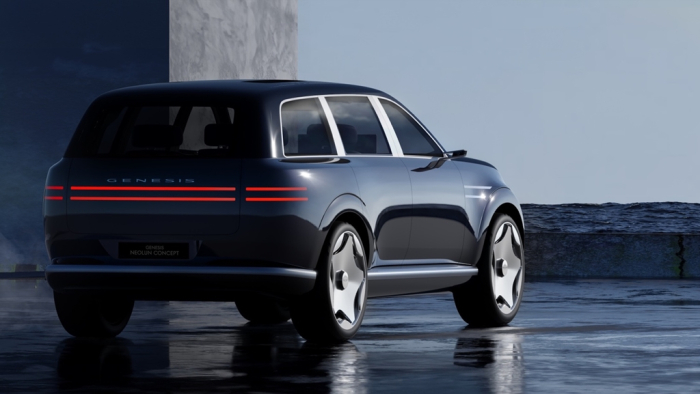 The　rear　of　the　Genesis　Neolun　Concept　unveiled　in　March