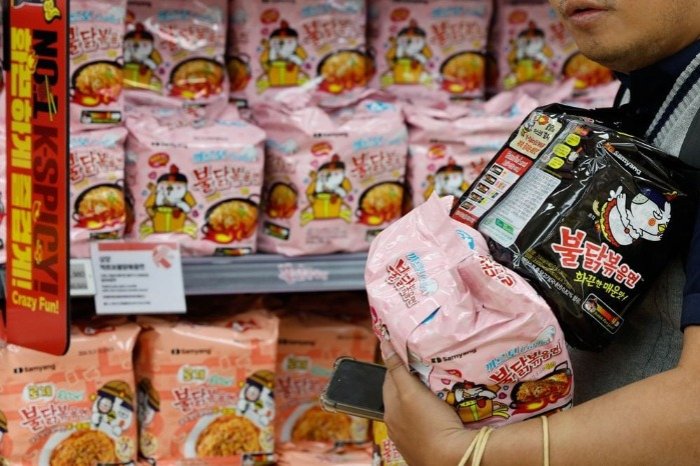 Samyang Foods' Hot Chicken Flavor Ramen, or buldak-bokkeum-myeon (Courtesy of News1)