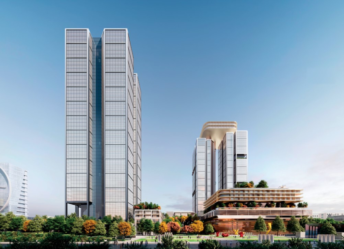 An image of Hyundai Motor Group's global business complex