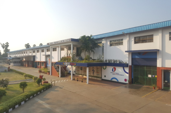 A facade of Dong-A Hwa Sung's factory in Chennai, India