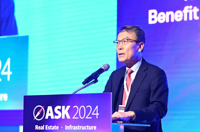 Public　Officials　Benefit　Association　CIO　Huh　Jang　speaks　at　ASK　2024　on　May　22 