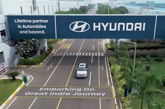 Hyundai　Motor's　plant　in　Chennai,　Tamil　Nadu