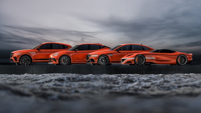 The Genesis Magma lineup (Courtesy of Genesis Motor North America)
