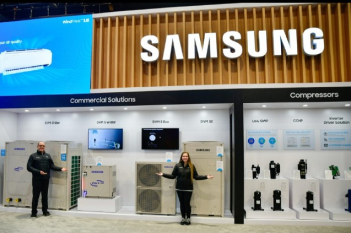 Samsung Electronics booth at the 2024 AHR Expo in Chicago, Illinois (Courtesy of Samsung Electronics)