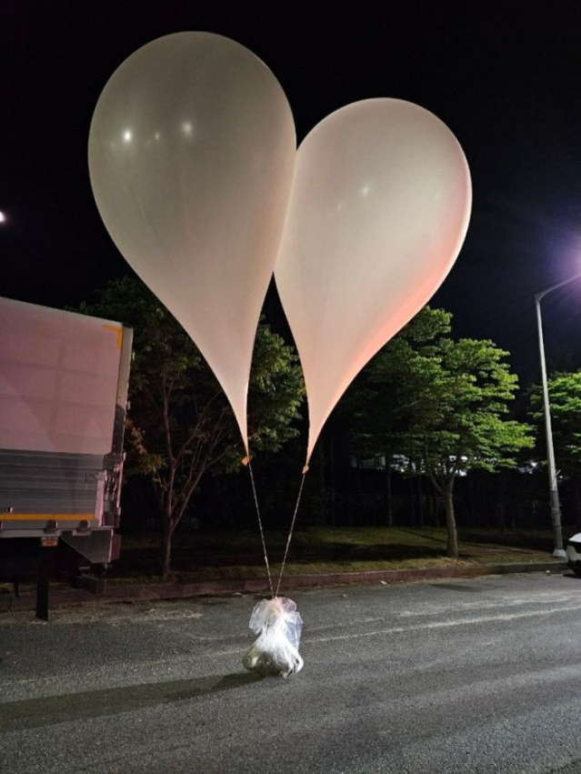 Rather than direct military confrontation, Pyongyang has opted for more symbolic expressions of displeasure with South Korea. PHOTO: SOUTH KOREAN DEFENSE MINISTRY