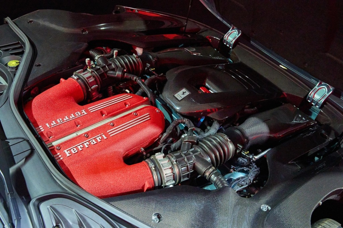 The 12Cilindri engine (Courtesy of Ferrari)