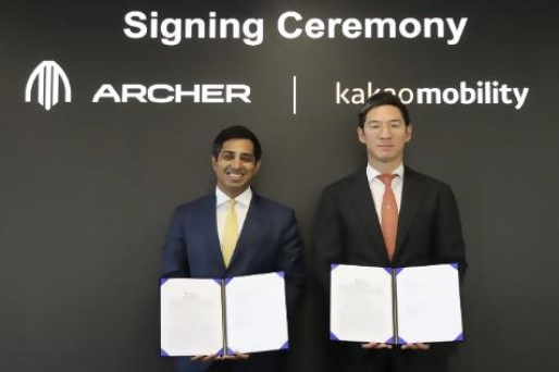 Kakao　Mobility,　Archer　to　collaborate　for　K-UAM　commercialization　