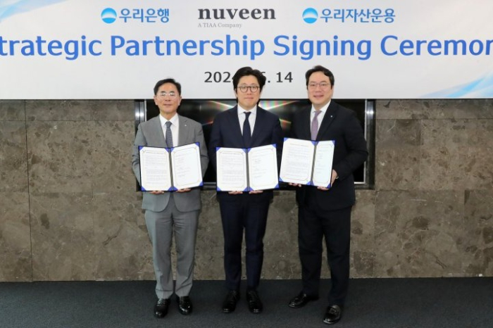 S.Korea’s　Woori　to　team　up　with　US　Nuveen　to　enhance　IB　part　