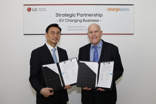 LG Elec, ChargePoint to collaborate for EV charging