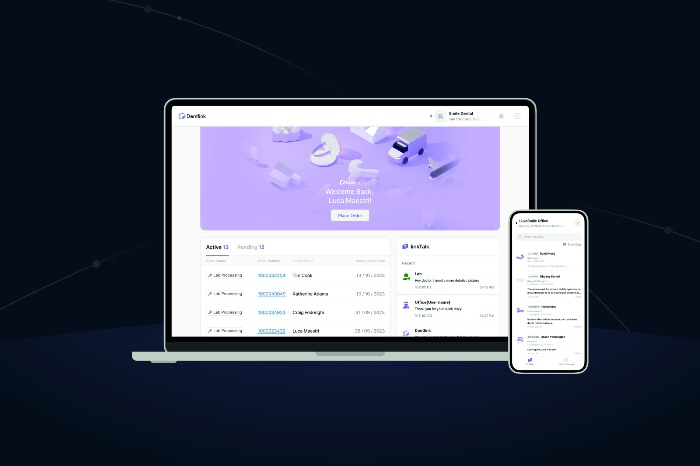 Dentlink　portal　and　communication　app　(Courtesy　of　Innovaid) 