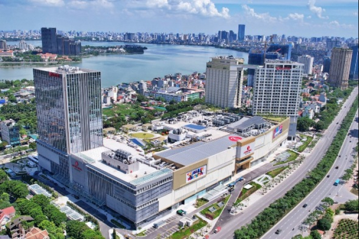 Lotte Mall West Lake Hanoi complex in the West Lake area of Hanoi, Vietnam