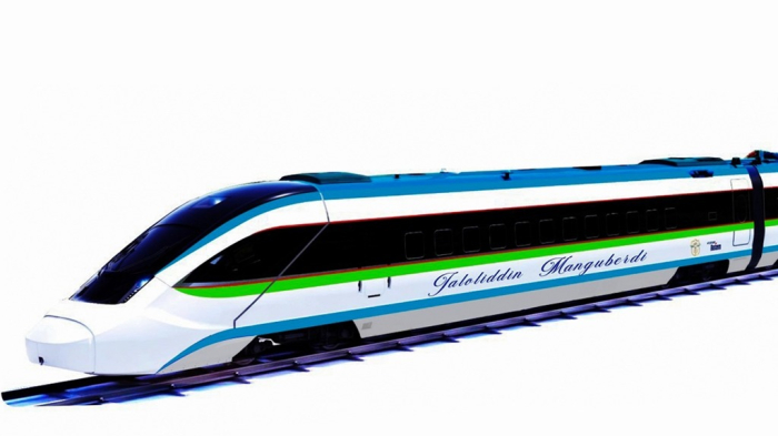 Bullet　train　that　Hyundai　Rotem　will　export　to　Uzbekistan　(File　photo,　courtesy　of　Hyundai　Rotem)