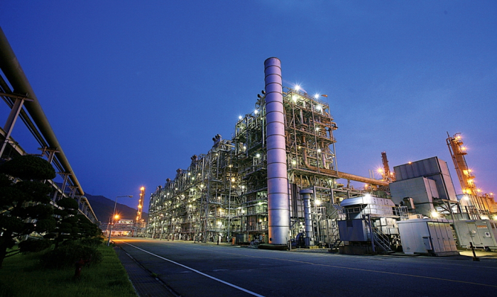 An LG Chem petrochemical plant in Korea
