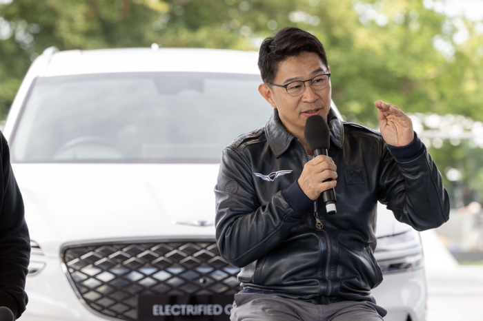 Song　Min-kyu,　global　head　of　Genesis,　unveils　the　brand's　future　strategy　at　the　2024　Goodwood　Festival　of　Speed