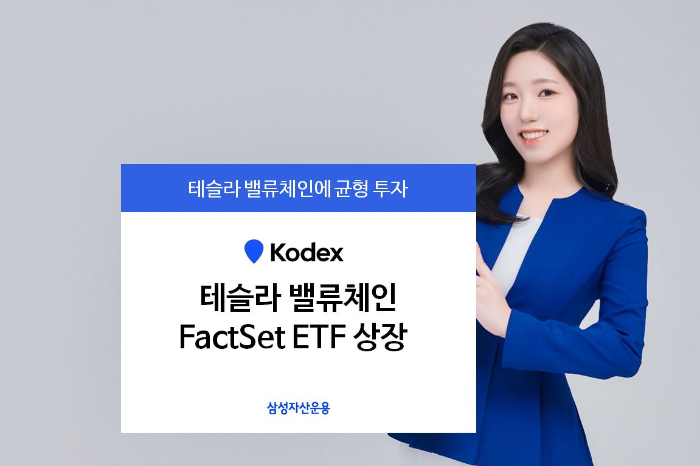Ad　for　a　Samsung　KODEX　Tesla　Value　Chain　FactSet　ETF　(Courtesy　of　Samsung　Asset　Management)