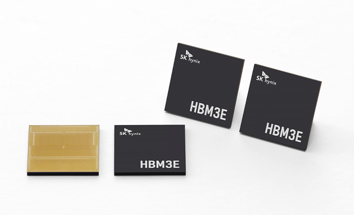 SK Hynix's HBM3E DRAM chip (File photo by SK Hynix)