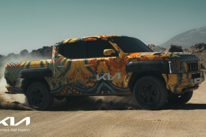 Kia　reveals　teaser　of　Tasman　development　process　