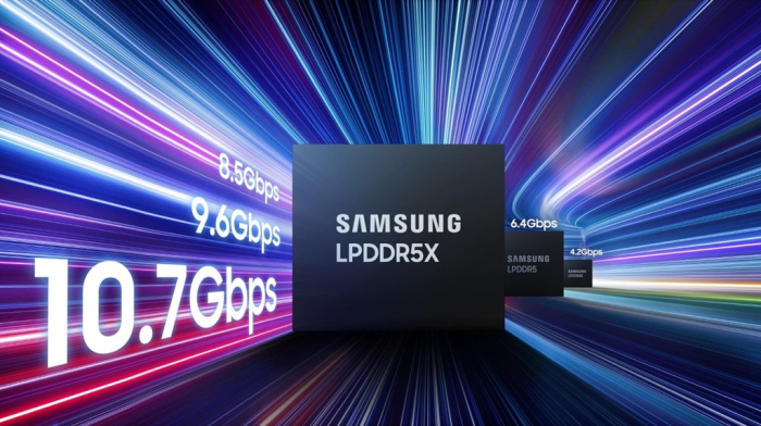 Samsung's LPDDR5X DRAM boasts the industry's fastest operating speed