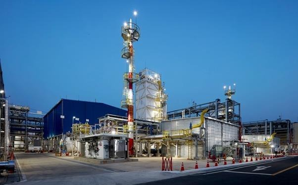 SK　E&S’　hydrogen　liquefaction　plant　in　Incheon,　South　Korea　(File　photo　by　SK　E&S)