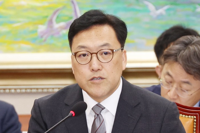 Kim Byung-hwa, a Financial Services Commission chairman nominee, speaks during his National Assembly confirmation hearing