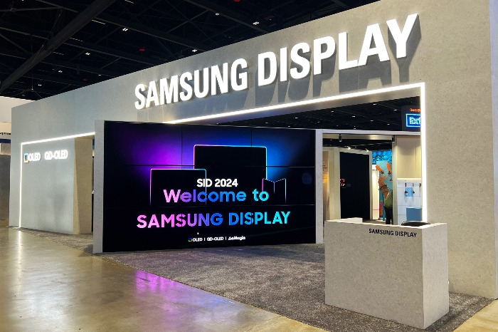 Samsung Display booth at SID Display Week 2024 (Courtesy of Samsung Display)