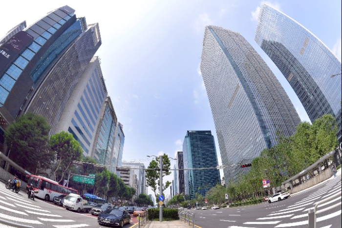 Gangnam　Business　District　in　Seoul 