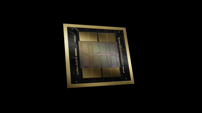Nvidia's Blackwell chip (File photo downloaded from Nvidia website)